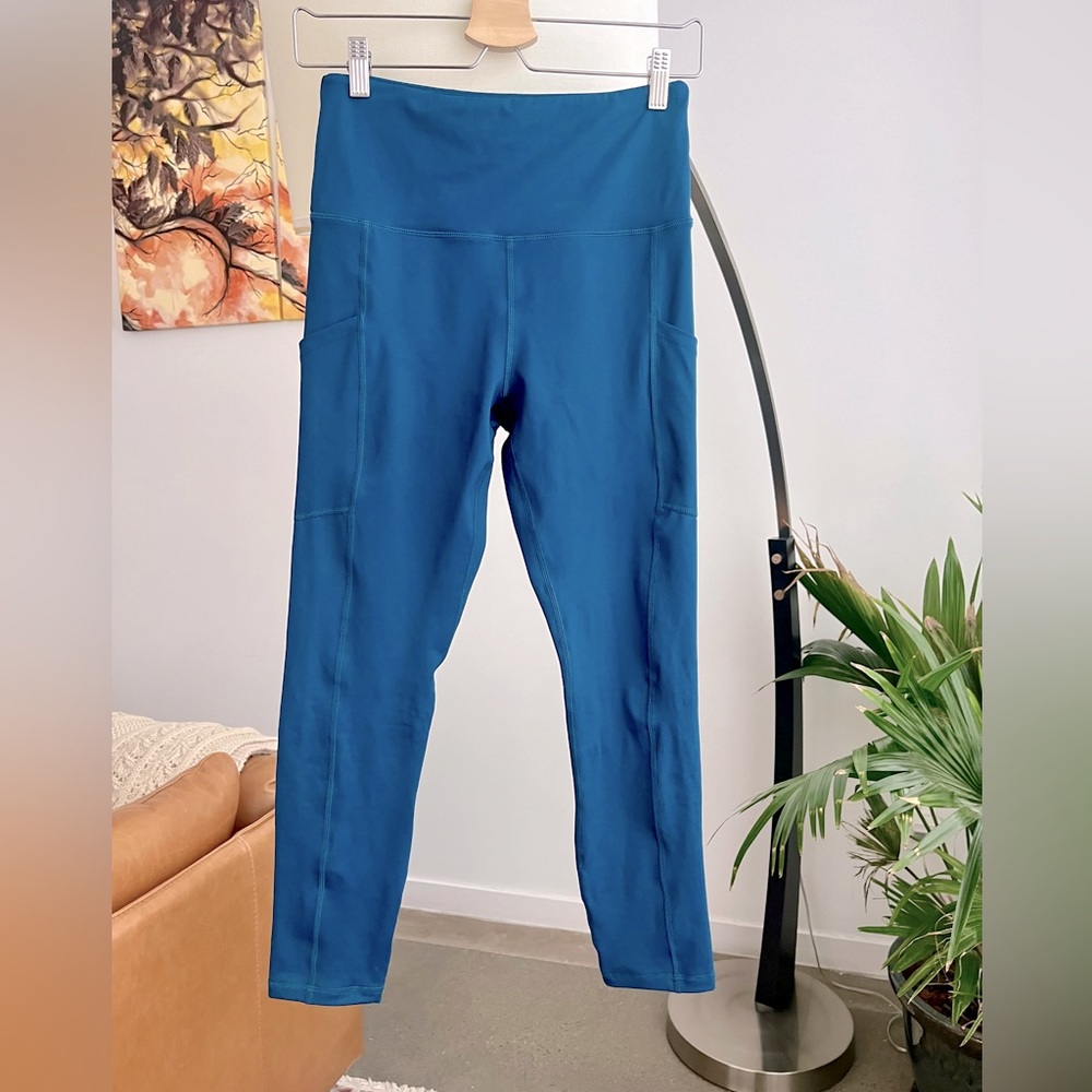 Zyia Blue Pocket High Rise Leggings